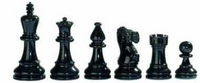 schwarze Schachfiguren Schachfiguren
